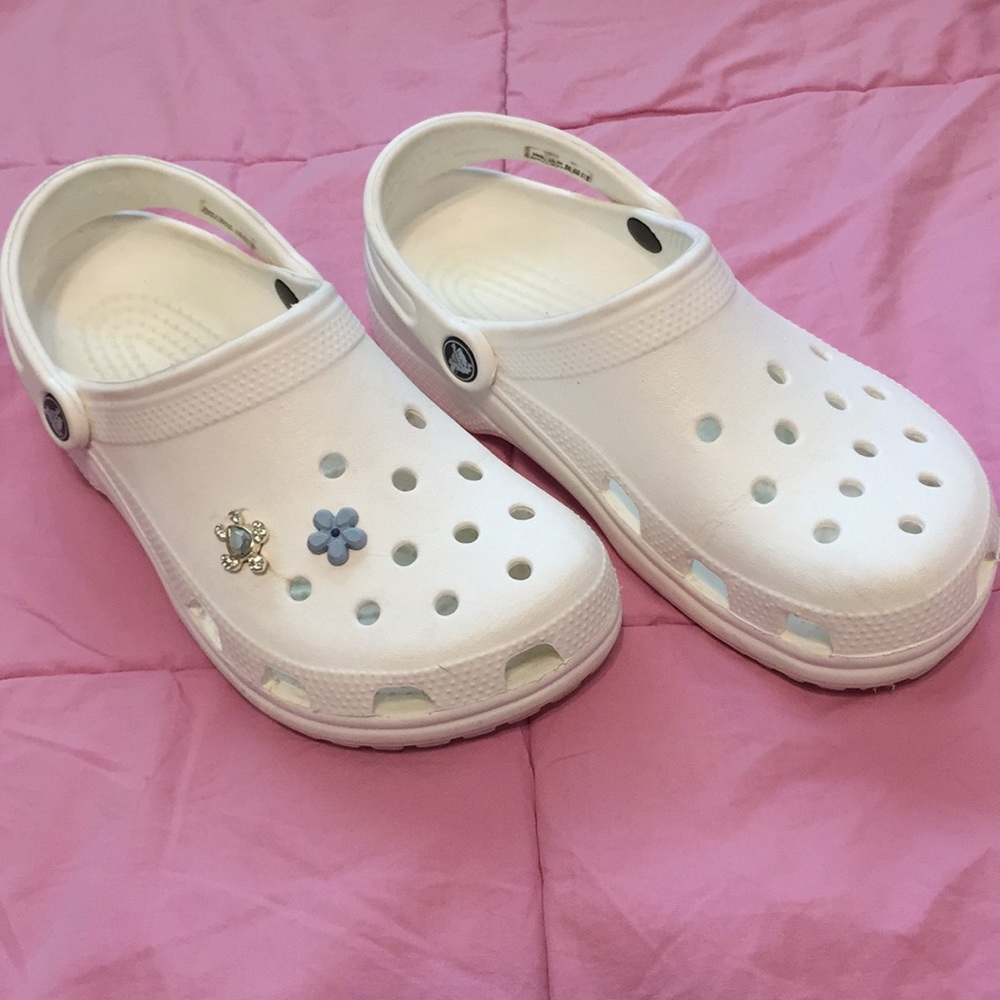 White Crocs